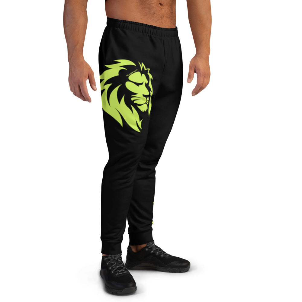 Lime Green Lion Men's Joggers
