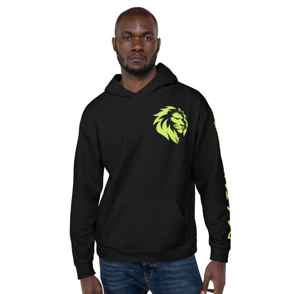 Lime Green Lion Hoodie