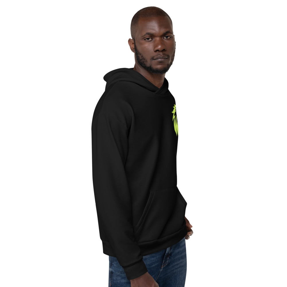 Lime Green Lion Hoodie