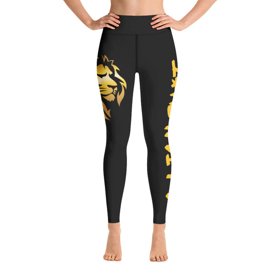 Gold Lion Yoga Leggings